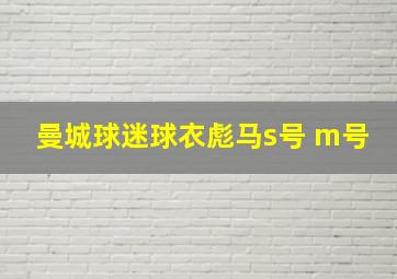 曼城球迷球衣彪马s号 m号